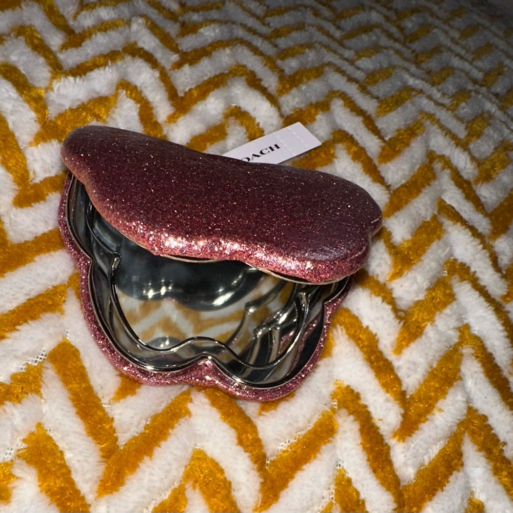 Coach Pink Glitter Butterfly Mirror - Picture 6 of 9